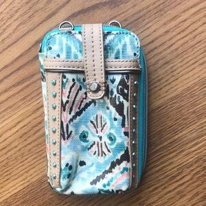 Sakroots Phone Case and Wallet Accessories Designer Wallet Purse Blue